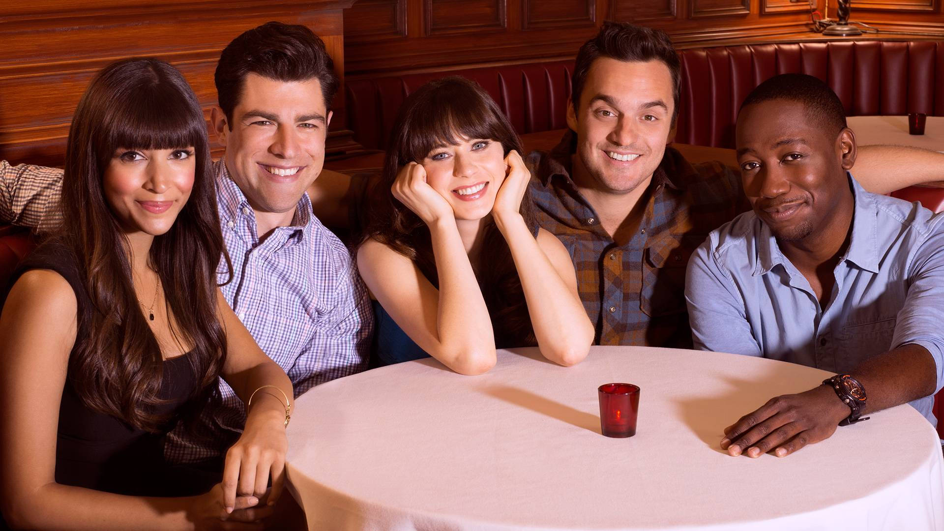 Cast Of Fox Sitcom New Girl Background