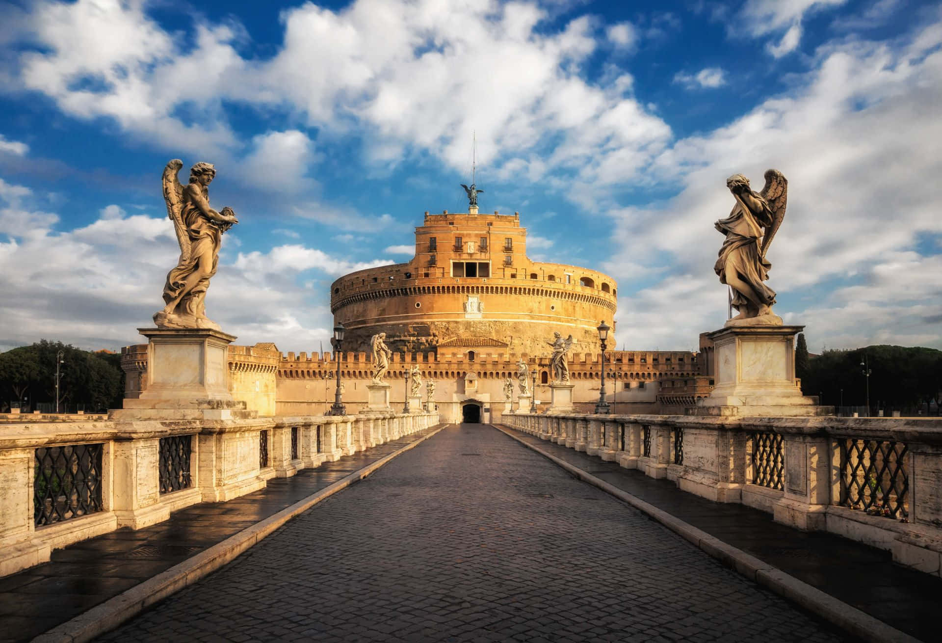 Castel Santangelo Hd Desktop Background