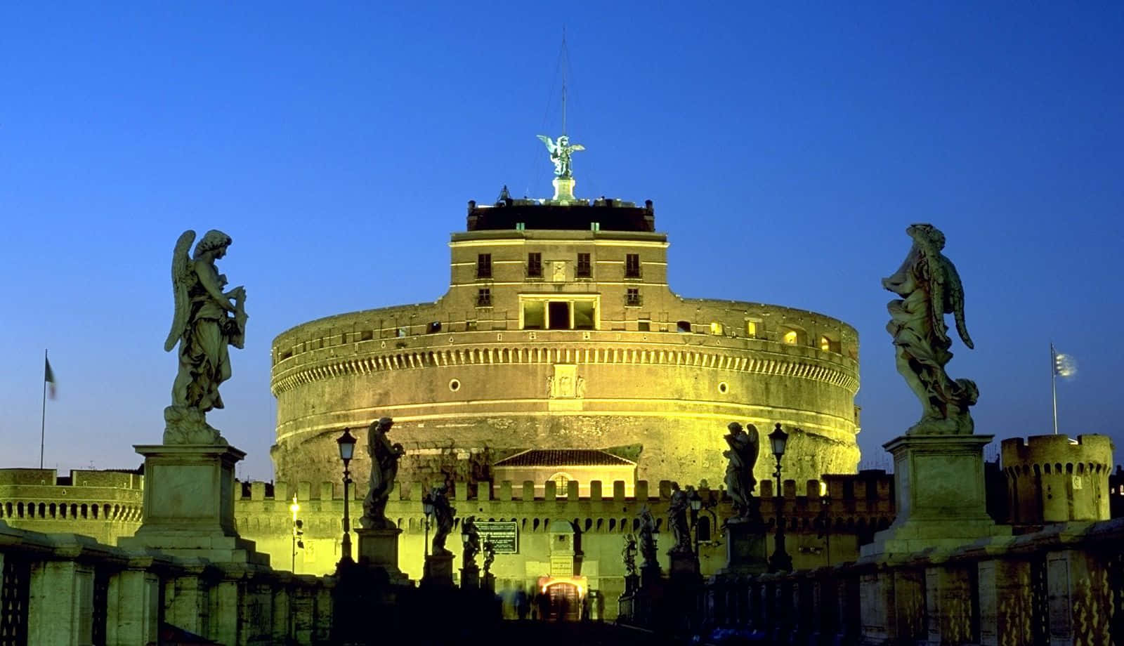 Castel Santangelo With Archangel Michael Statue