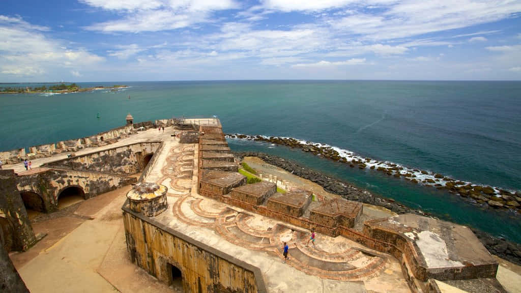 Castillo San Felipe Del Morro Ocean Background