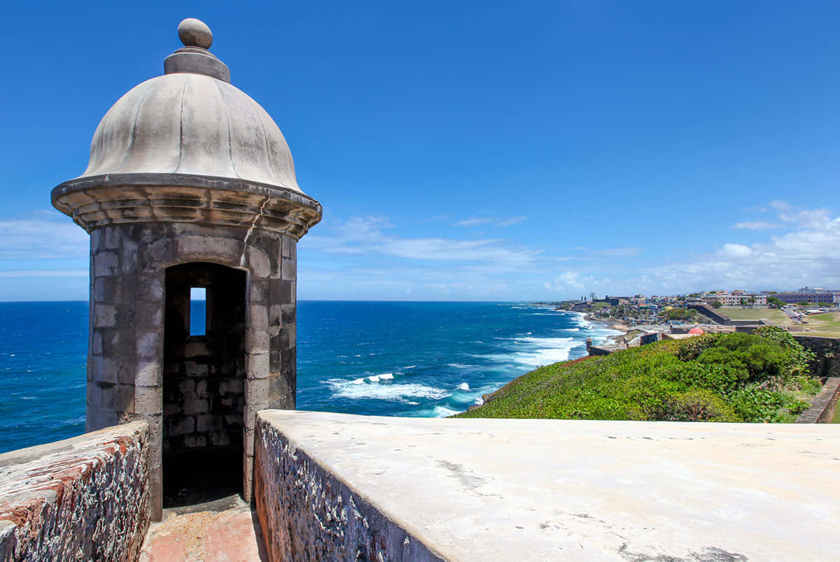 Castillo San Felipe Del Morro Sentry Path Background