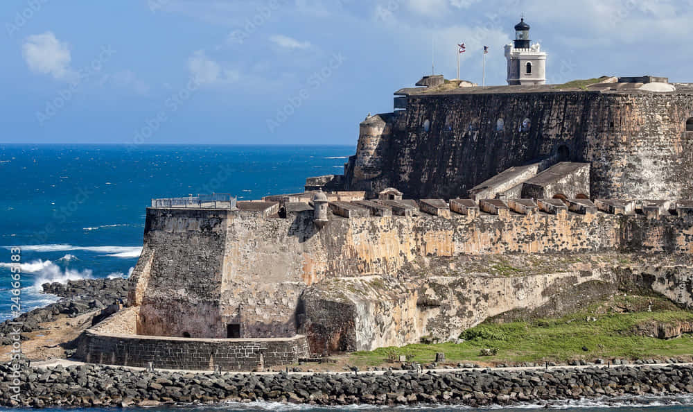 Castillo San Felipe Del Morro Up-close Background