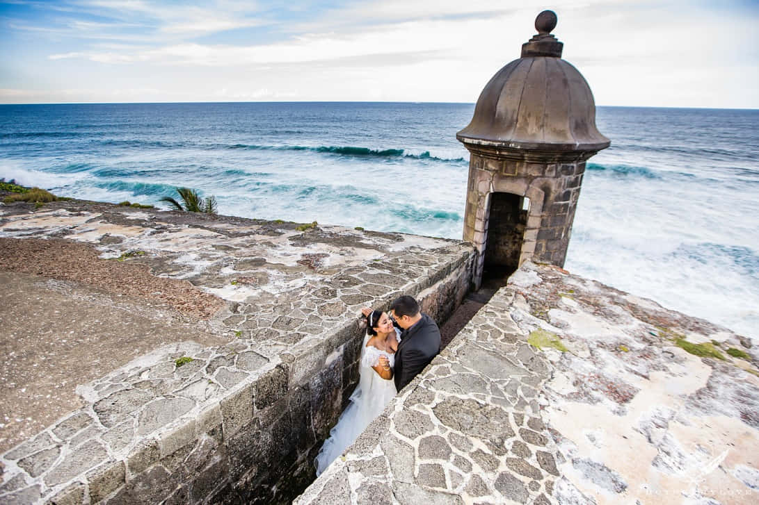 Castillo San Felipe Del Morro Wedding Photo Background