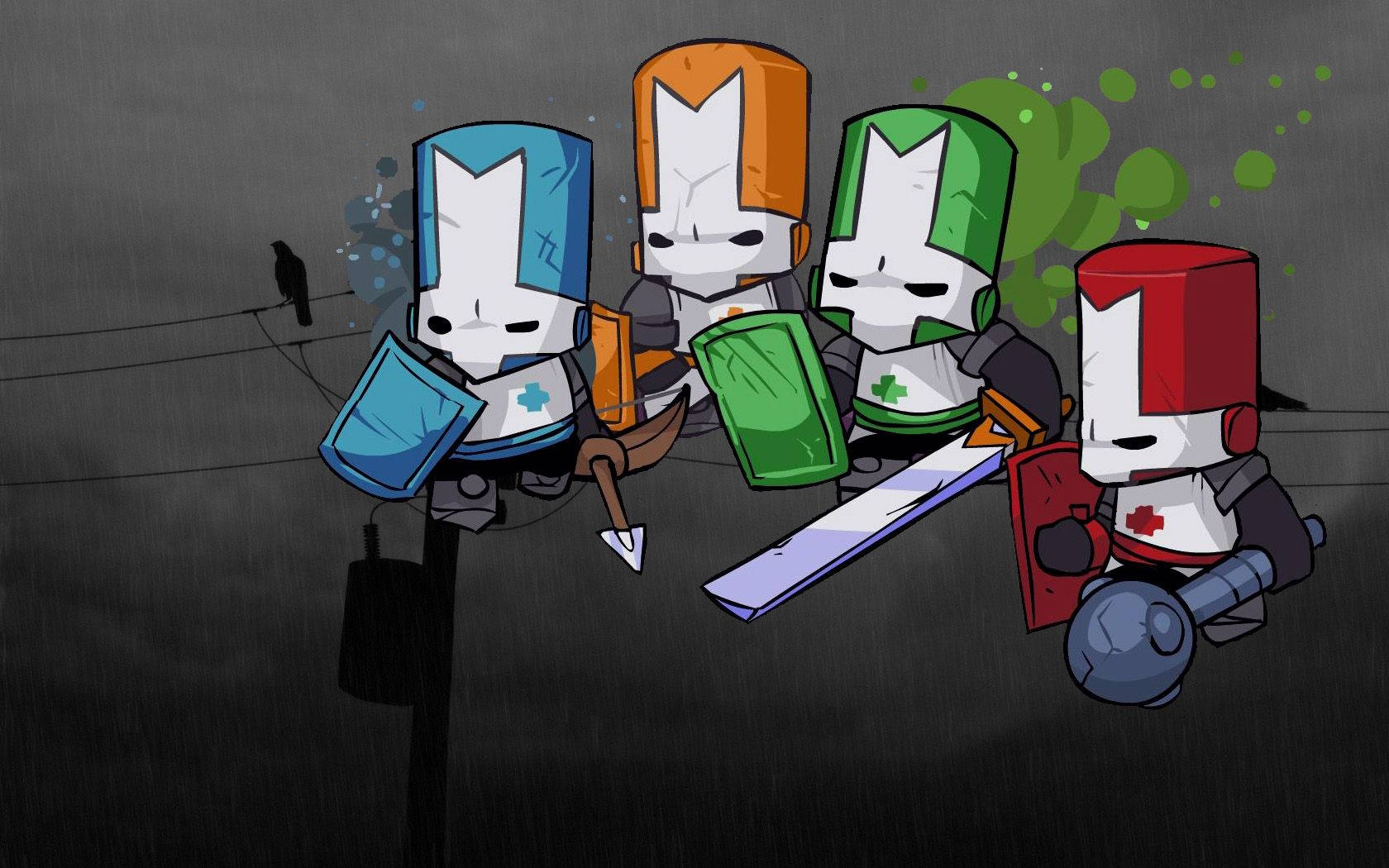 Castle Crashers Four Knights Background