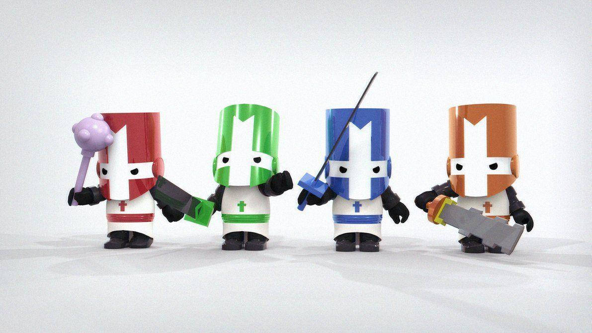 Castle Crashers Four Knights Weapons