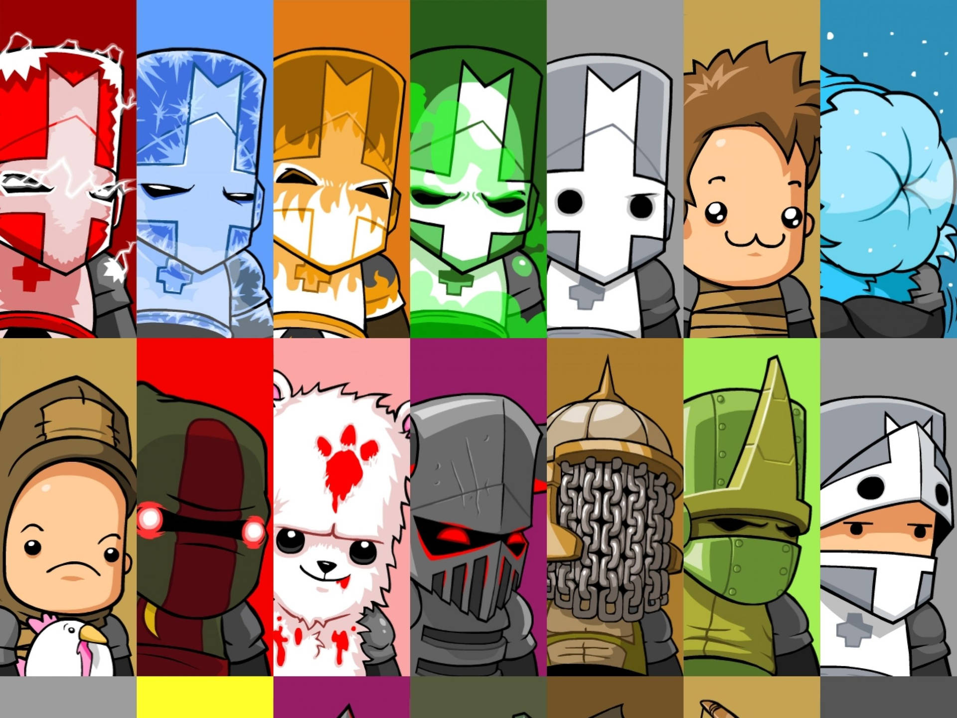 Castle Crashers Playable Characters Background