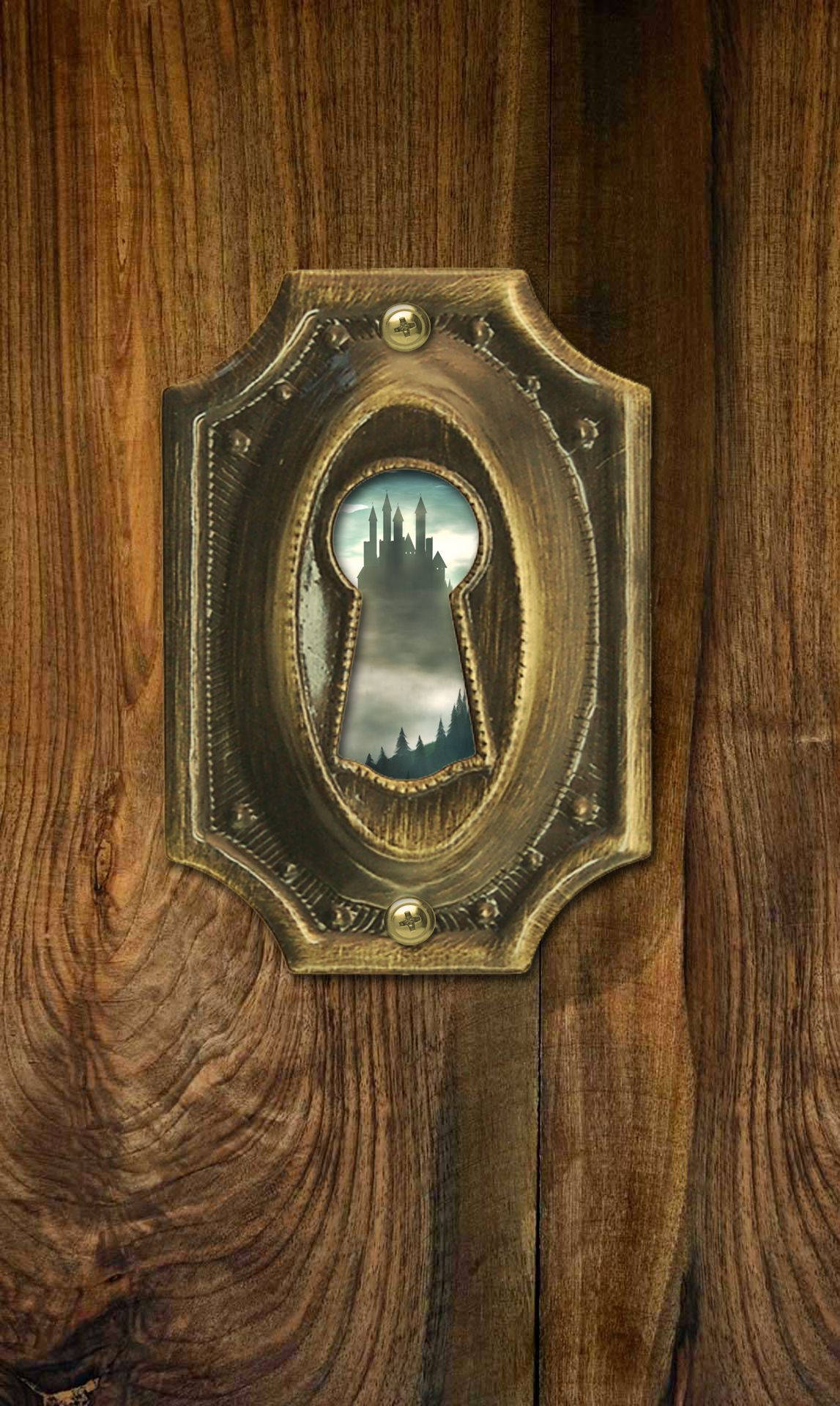 Castle View Key Hole Background