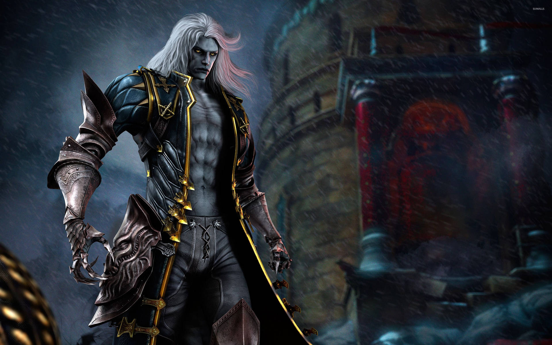 Castlevania Alucard Outside Castle Background