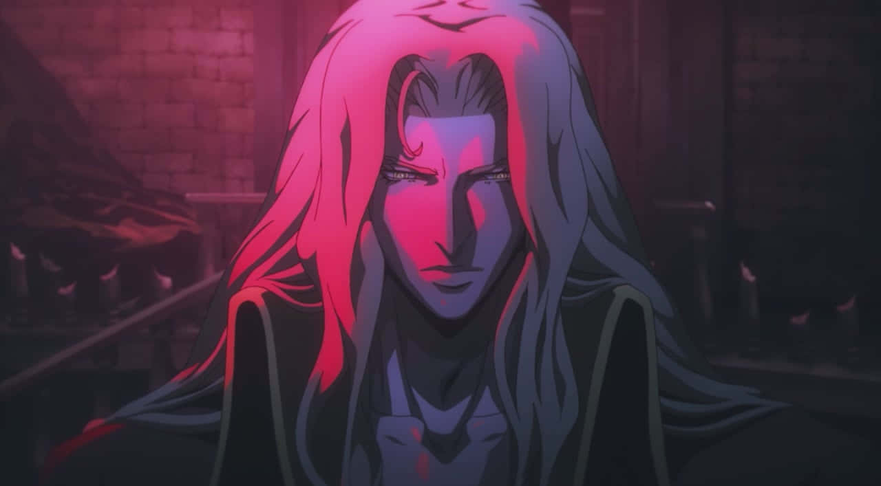 Castlevania Netflix Anime Character Portrait Background