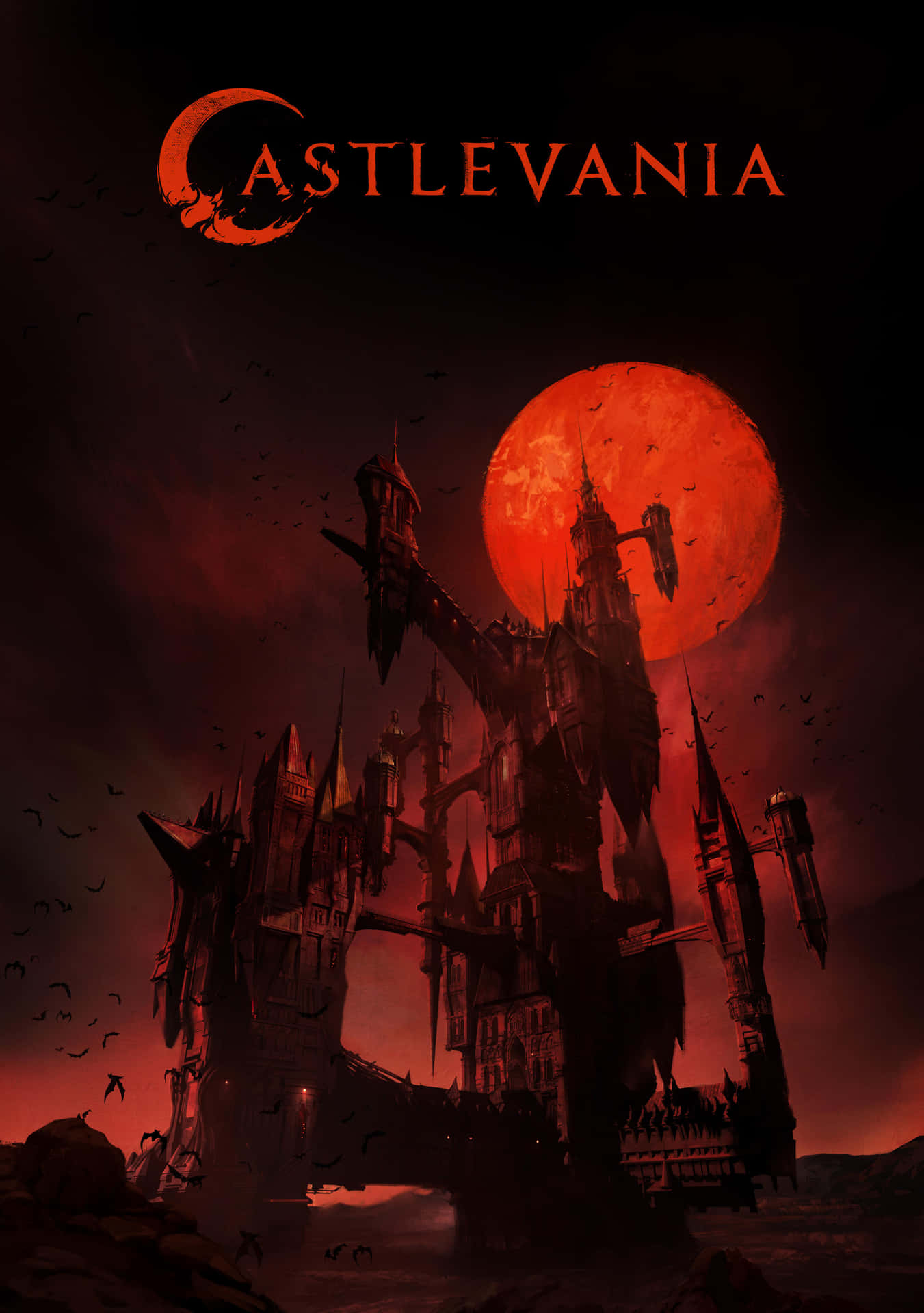 Castlevania Netflix Series Poster Background