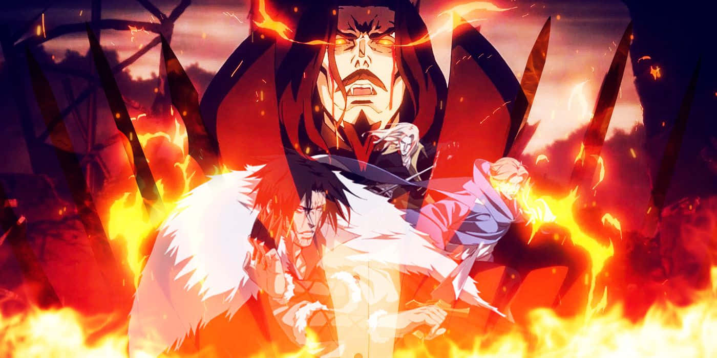 Castlevania Trio Against Inferno Background