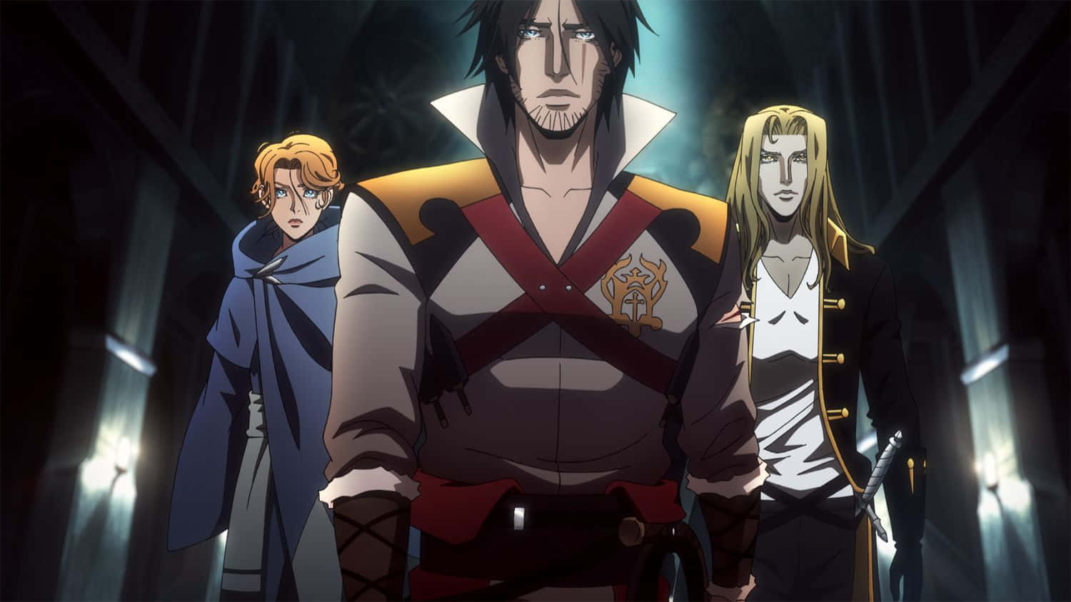 Castlevania_ Trio_ Prepared_for_ Battle Background