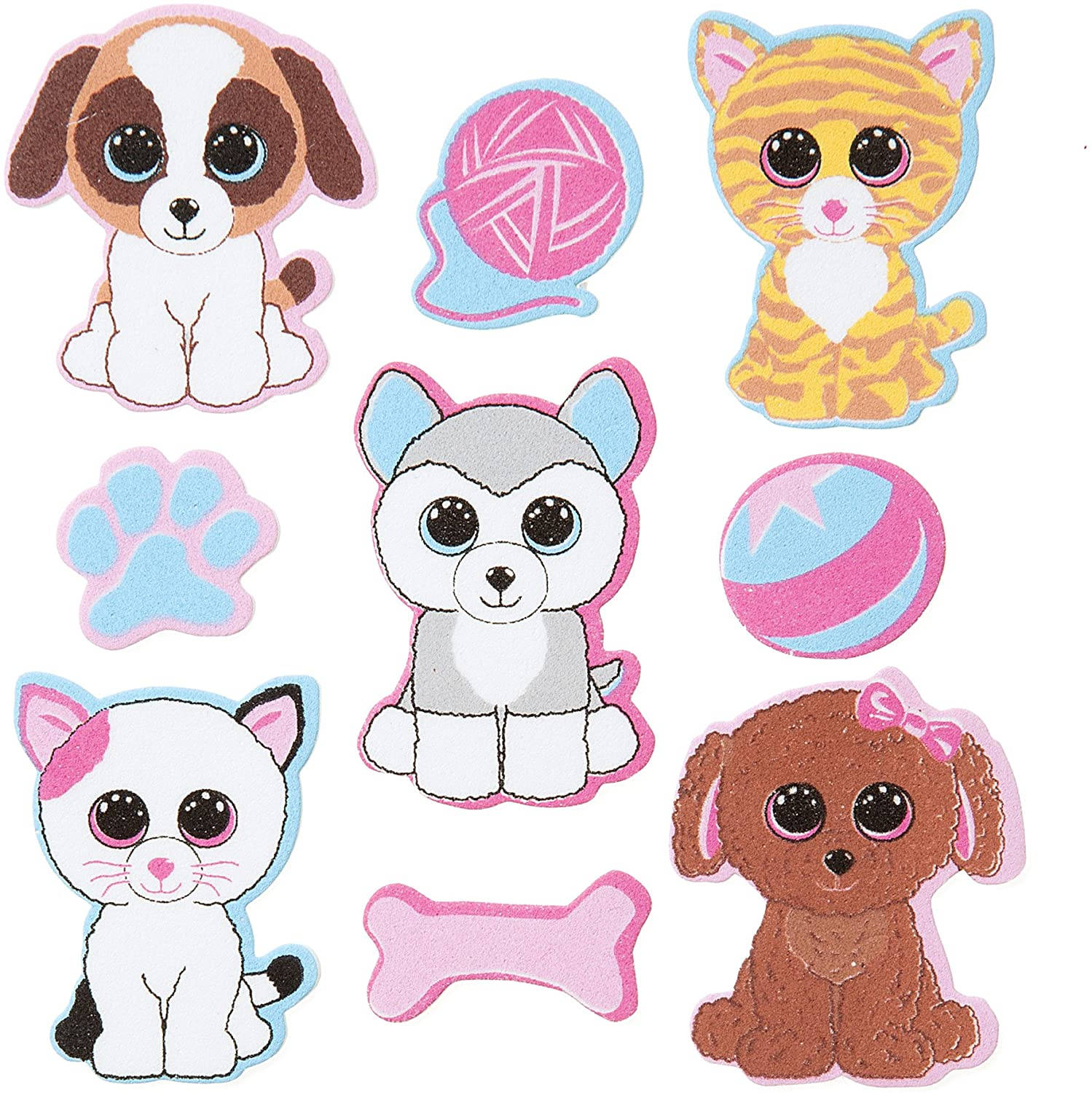 Cat And Dog Beanie Boos Background
