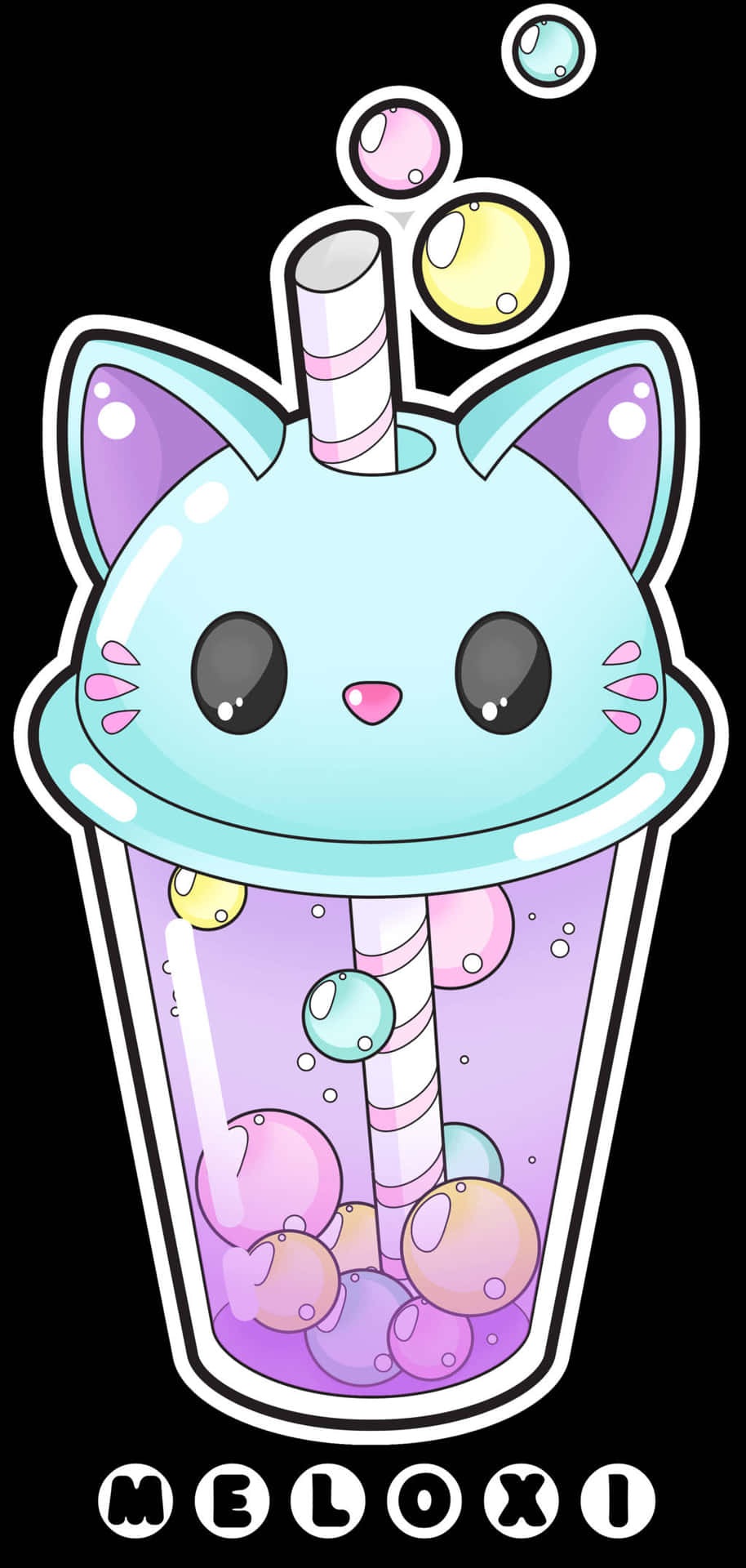 Cat Cute Boba Tea
