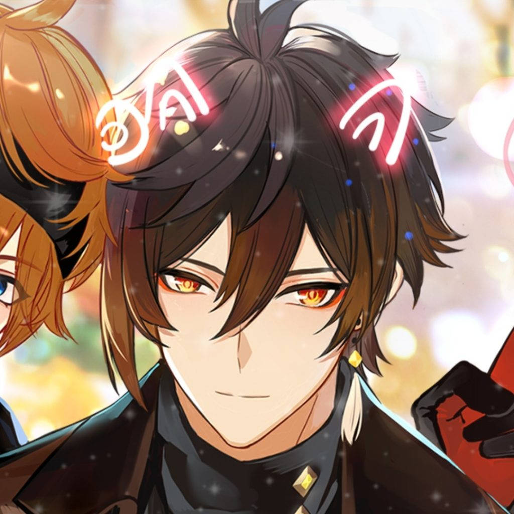 Cat Ears Matching Pfp For Friends Background