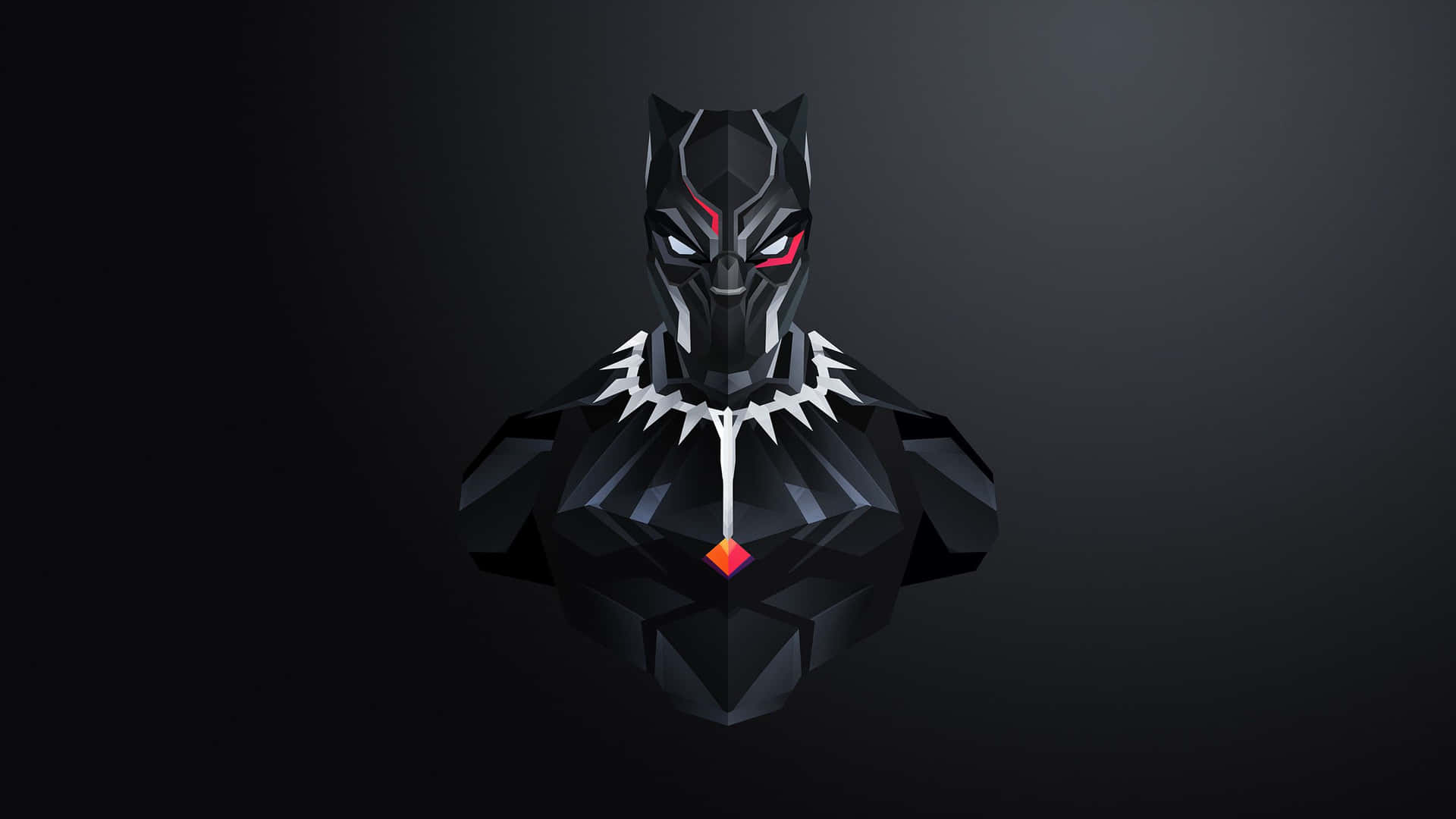 Cat Figure Black Panther Hero Background