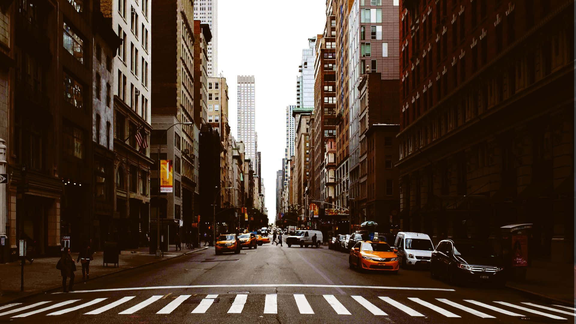 Catch A Glimpse Of The Past In Old New York City Background