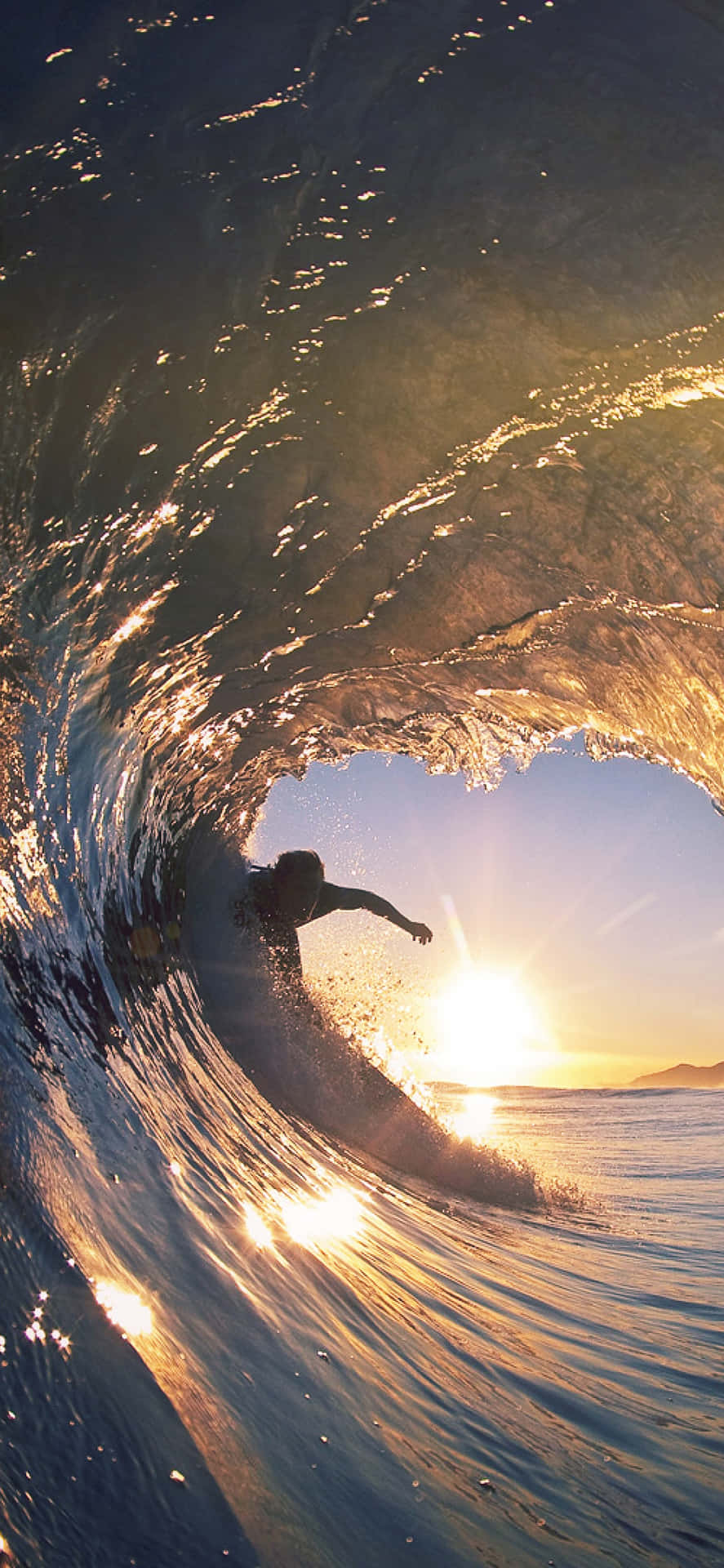 Catch A Wave And Capture The Moment With An Iphone Background