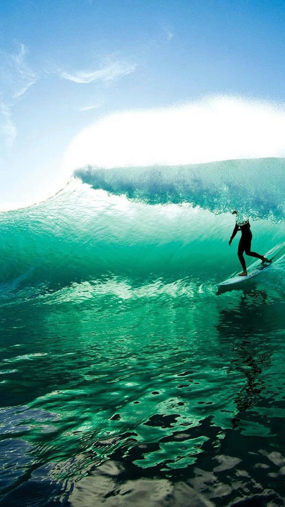 Catch A Wave With The New Surfing Iphone Background