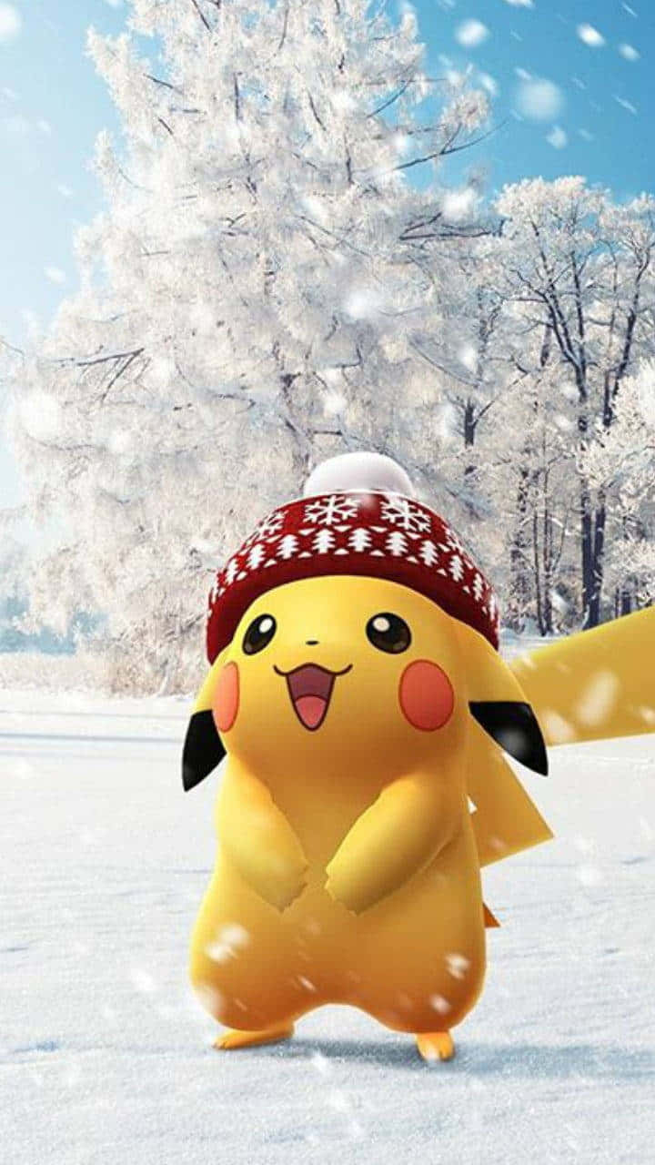 Catch Some Festive Fun With Pokemon This Holiday! Background