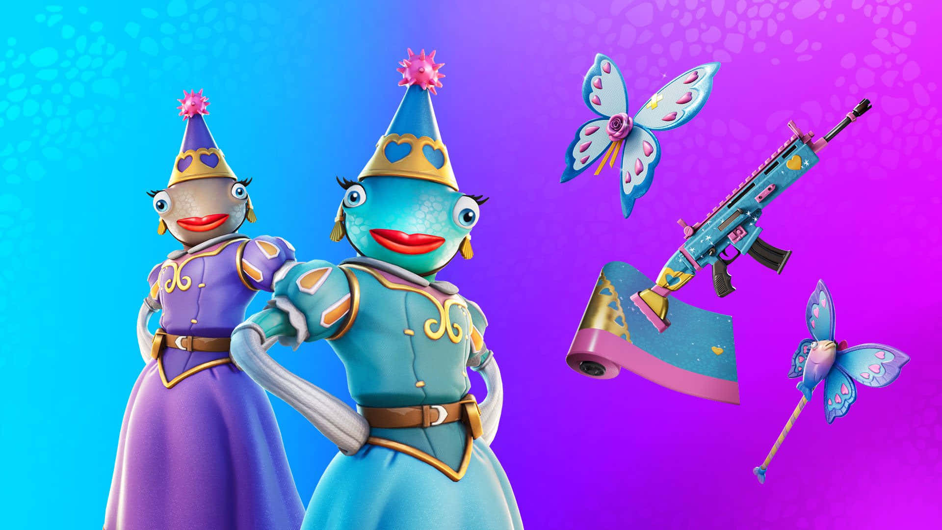 Catch The Rare Fishstick In Fortnite Background