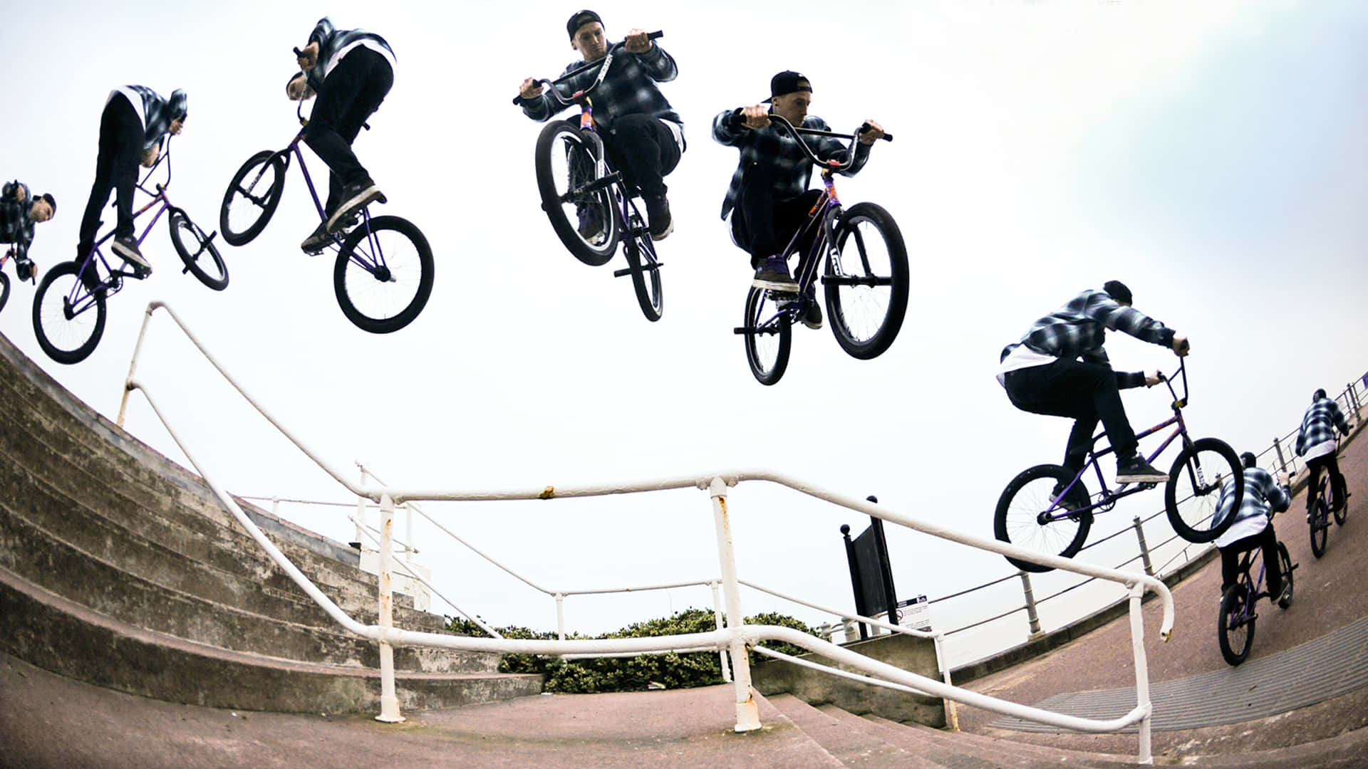 Catch The Thrill Of Bmx Biking With A 360⁰ Flip! Background