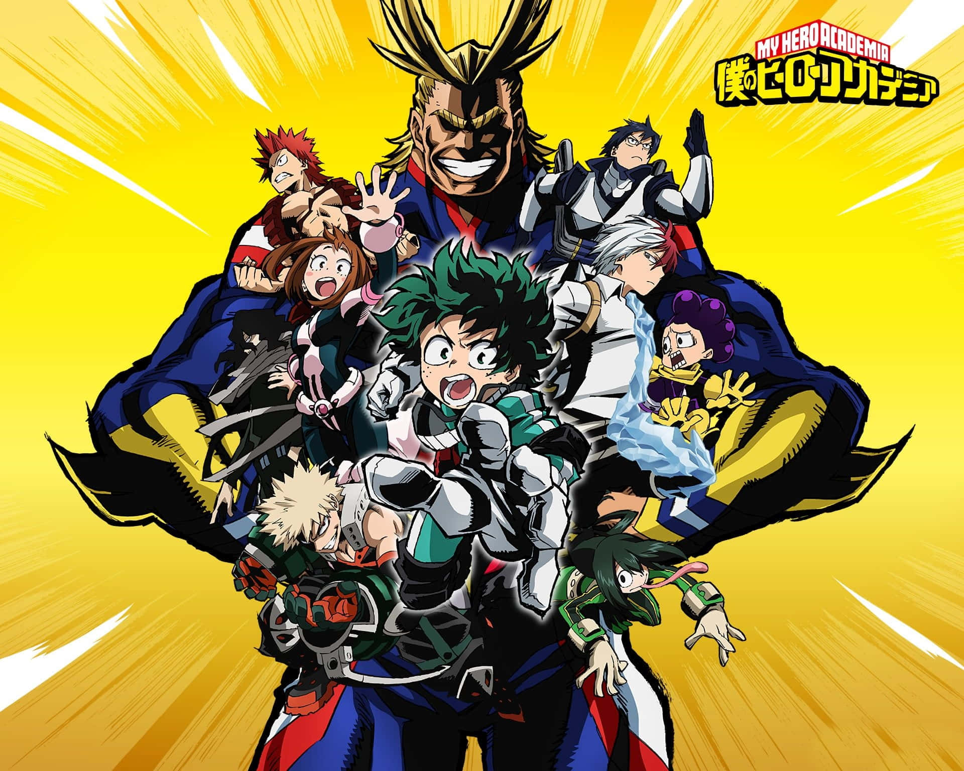 Catch Up On The Latest My Hero Academia Adventures With Your Ipad! Background