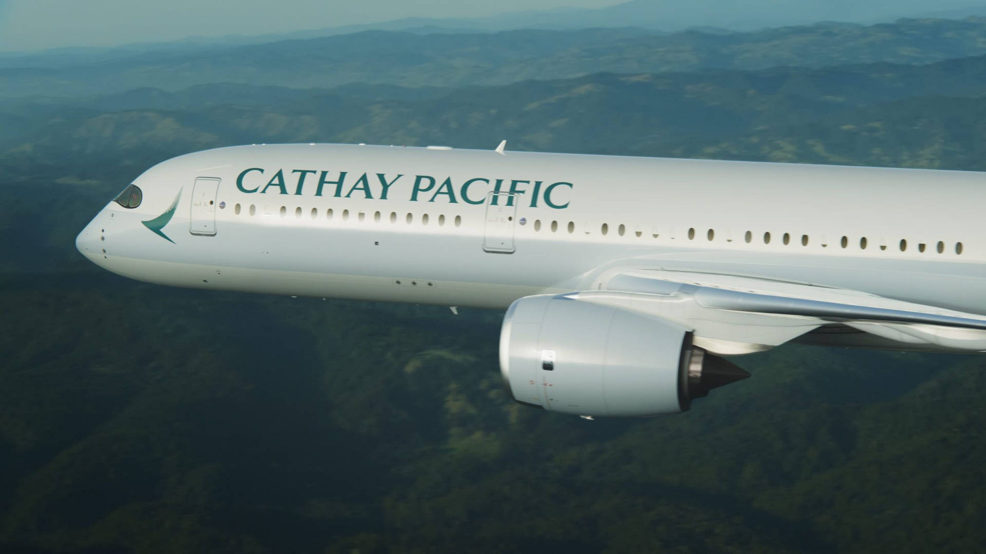 Cathay Pacific Mountain View Background