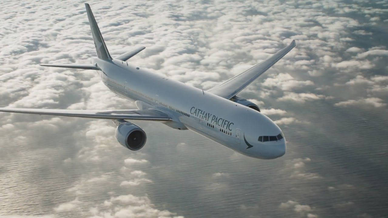 Cathay Pacific White Clouds Background