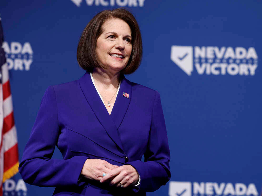 Catherine Cortez Masto At A Public Event Background