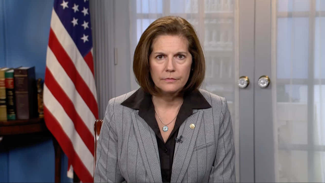 Catherine Cortez Masto, Nevada Senator, Giving A Speech Background