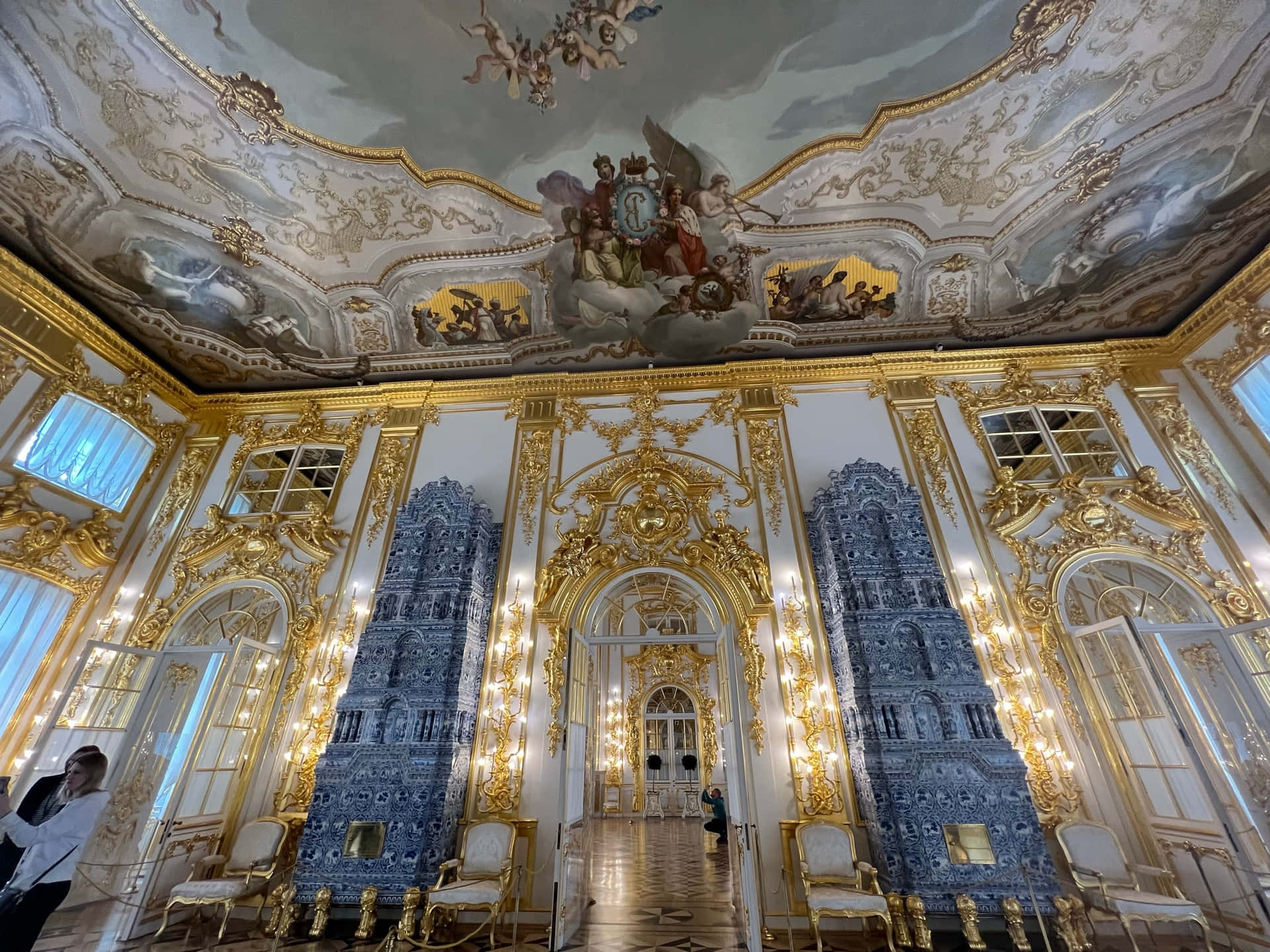 Catherine Palace Interiors Background