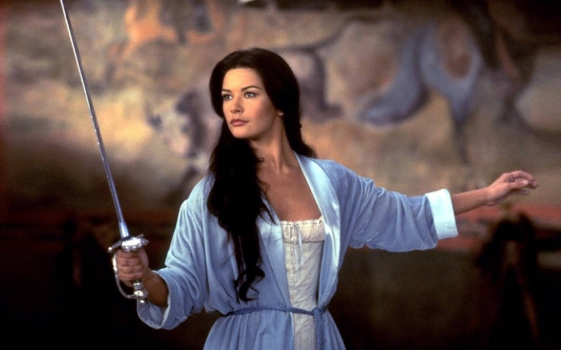 Catherine Zeta-jones In Zoro Background