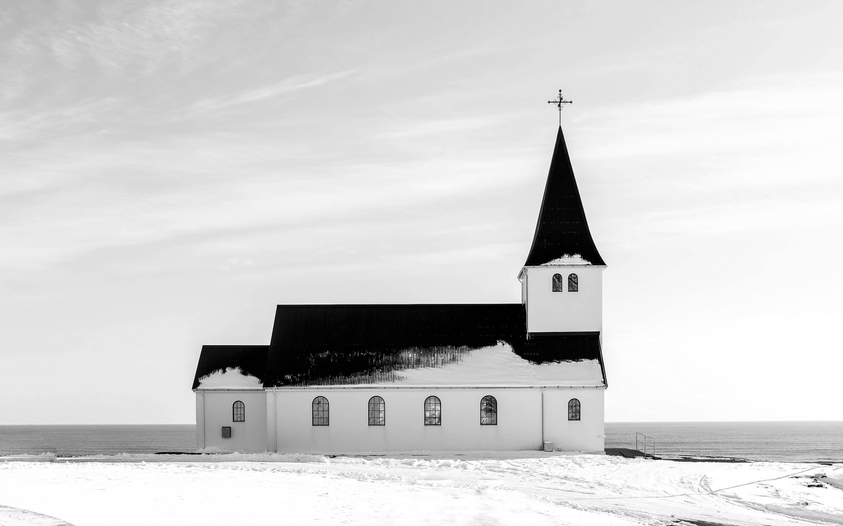 Catholic Church In Iceland Background