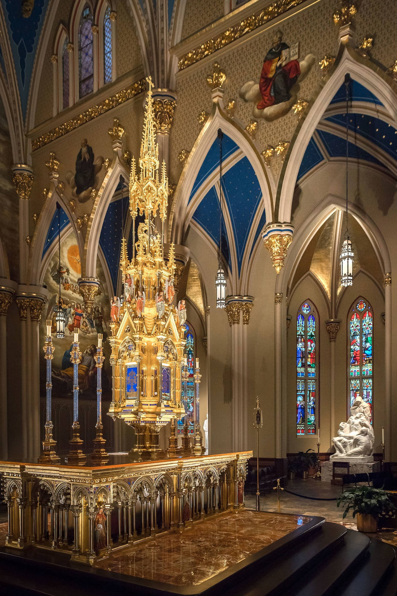 Catholic Church Interior University Of Notre Dame