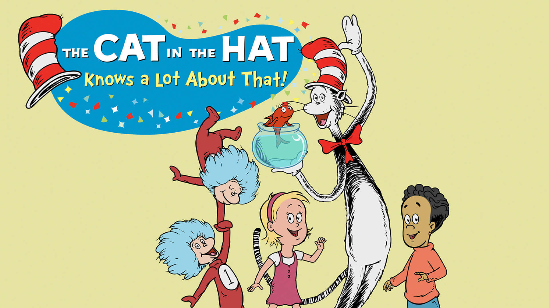 Catinthe Hat Knows A Lot About That Promo Art Background