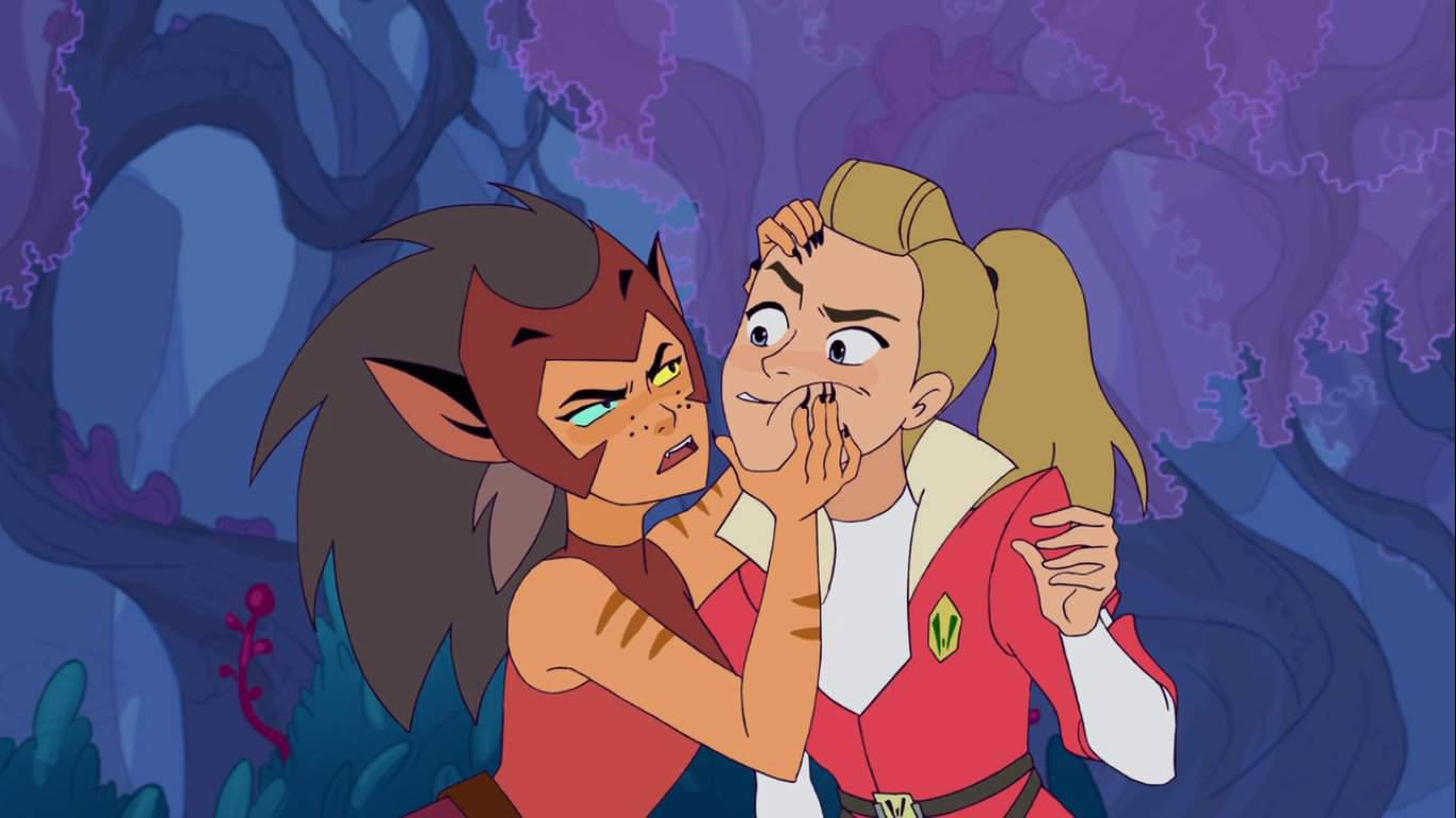 Catradora Ship Adorable Skinship Background