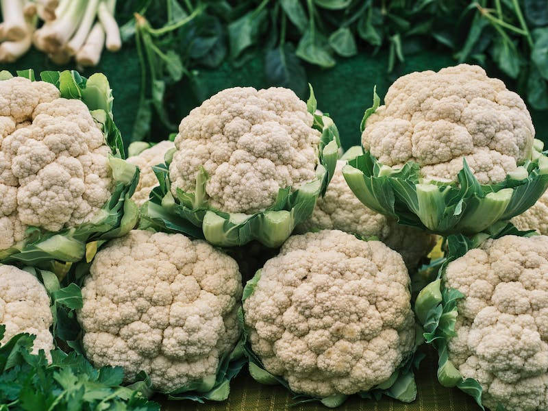 Cauliflower Green Leaves