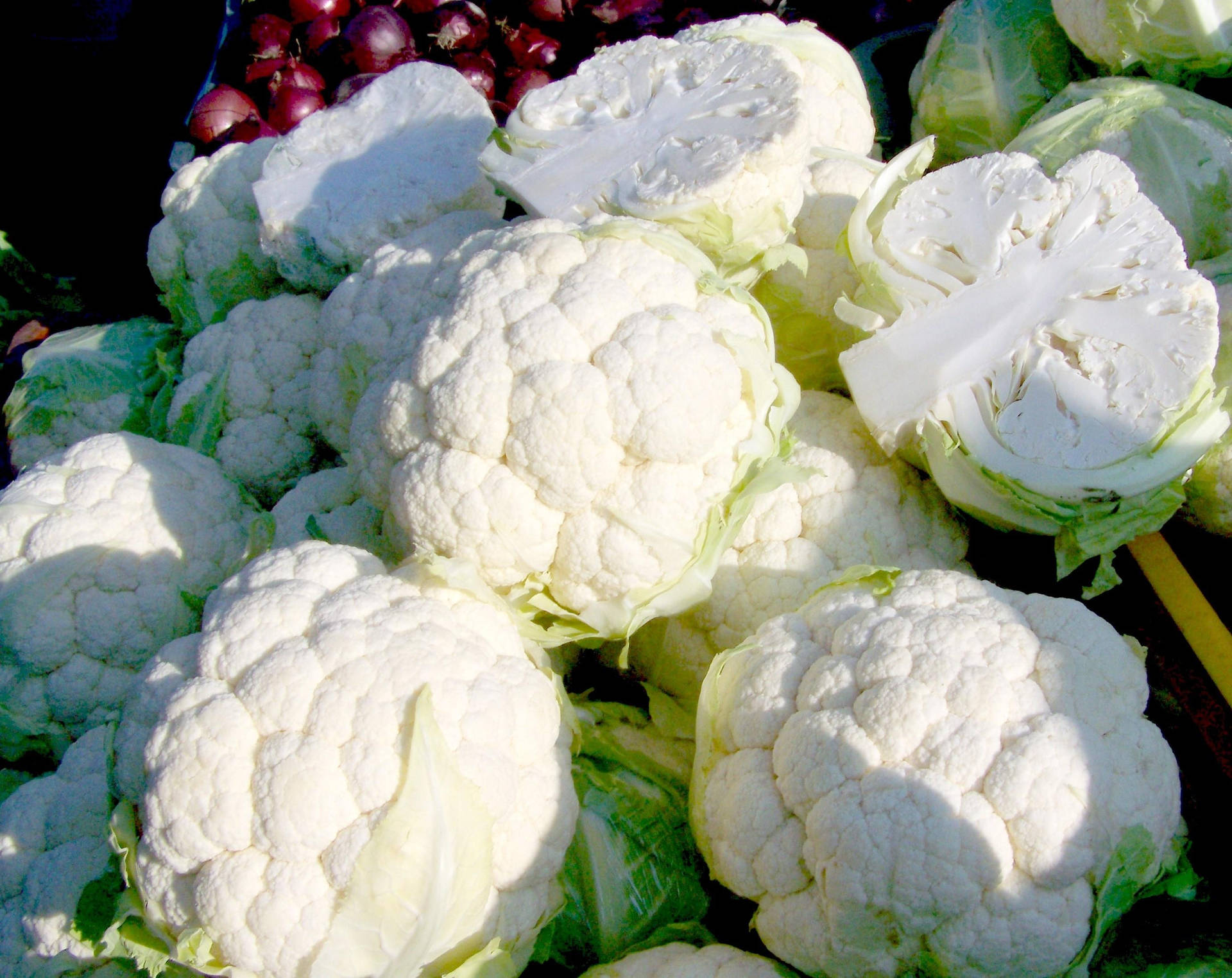 Cauliflower Sunbeam Background