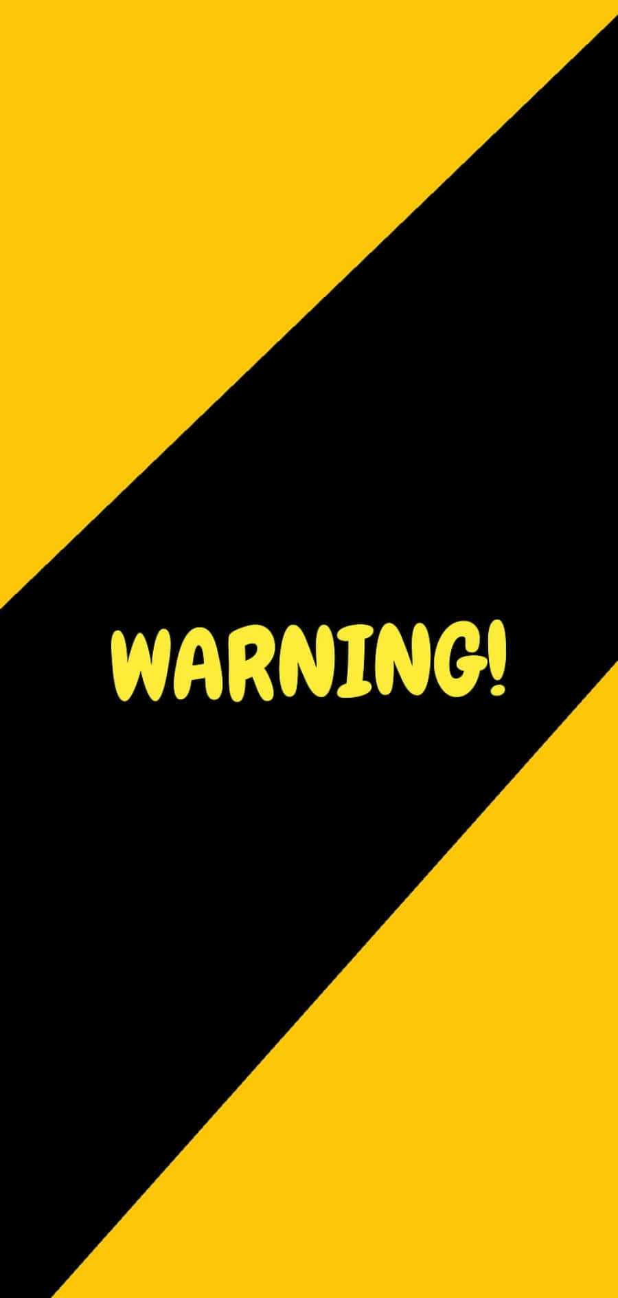 Caution Sign On Vibrant Red Background