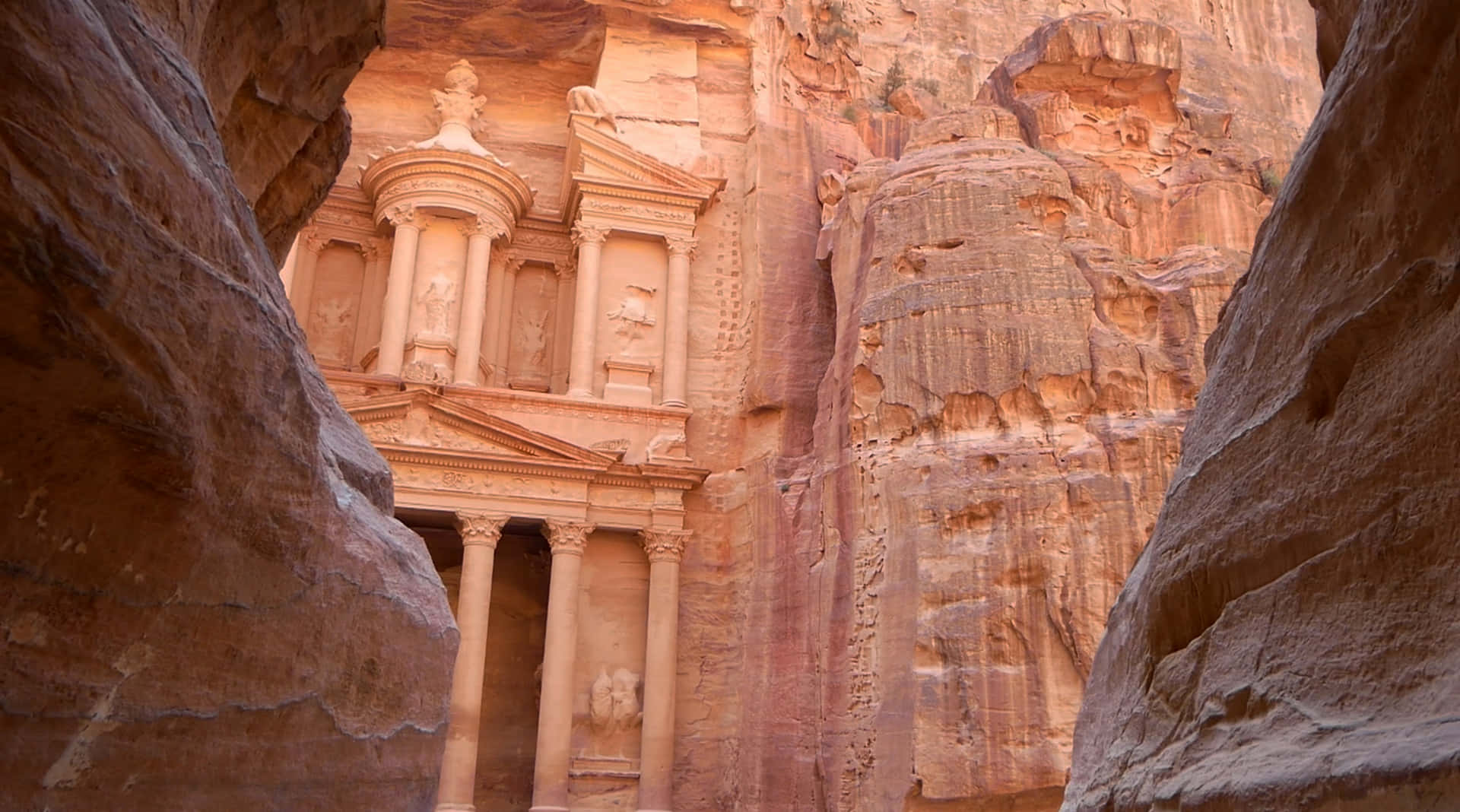 Cave View Of Historic Petra