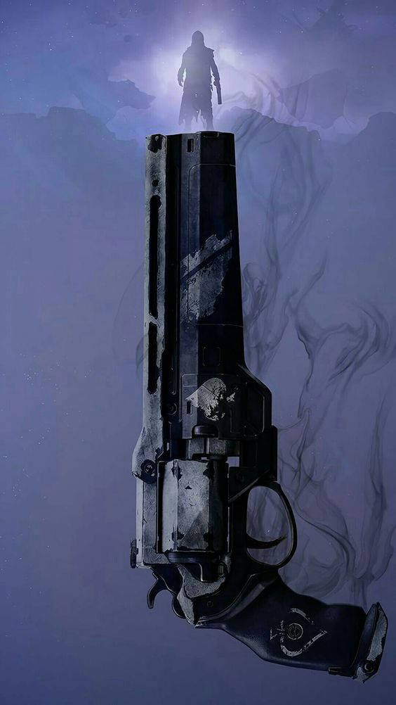 Cayde 6 Gun Tip Art Mobile Background