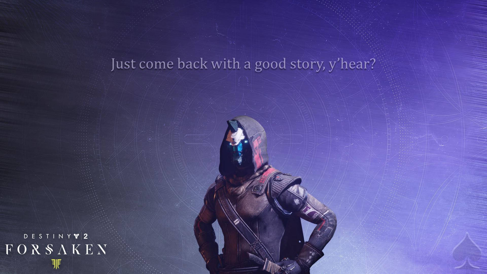 Cayde 6 Purple Desktop Background