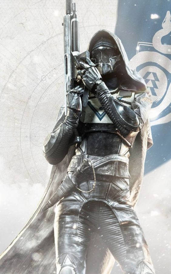 Cayde 6 Silver Armor Suit Mobile Background