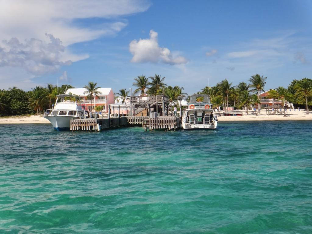 Cayman Island Little Beach Resort Background