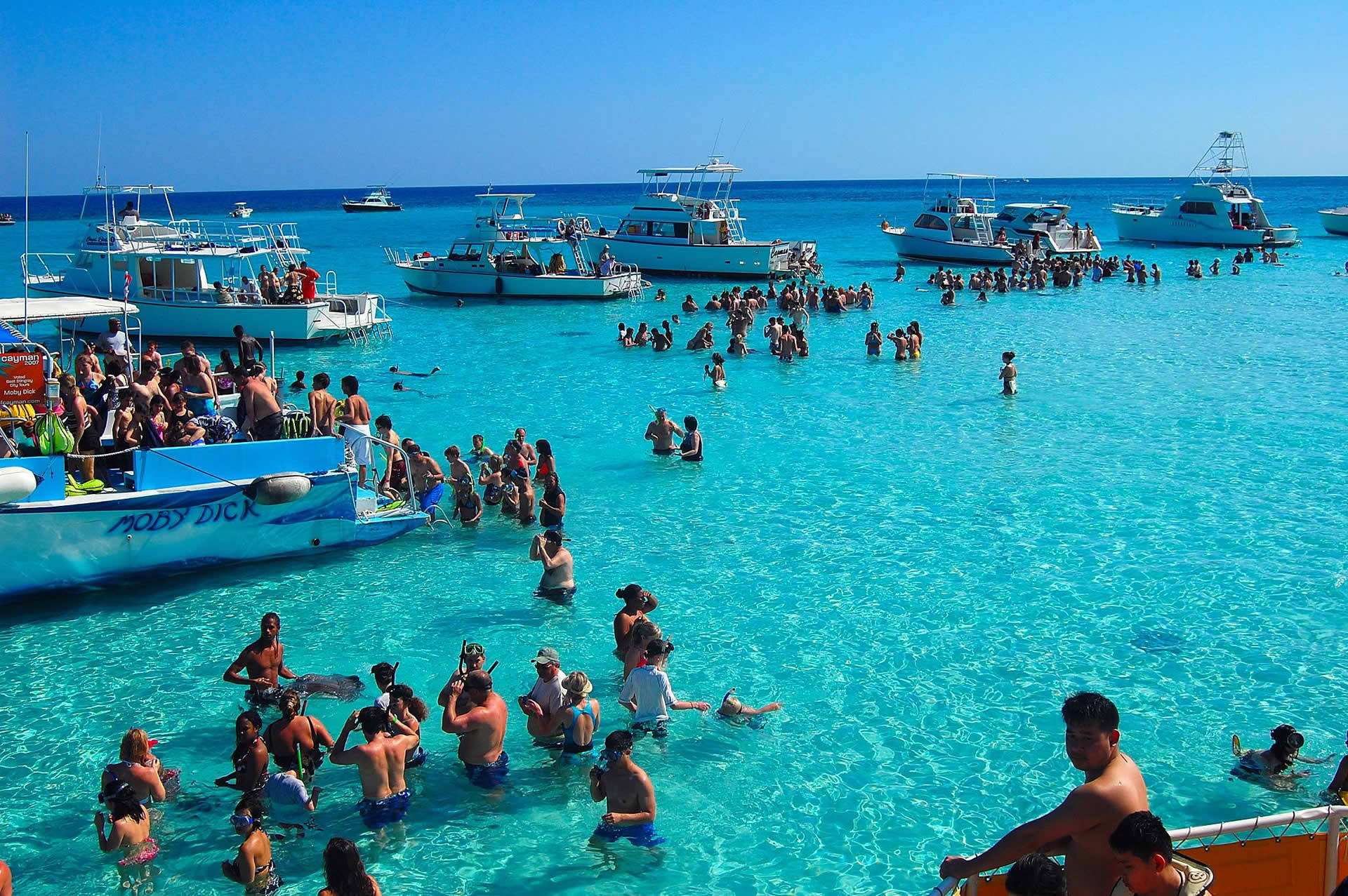 Cayman Island Tourist Destination Background