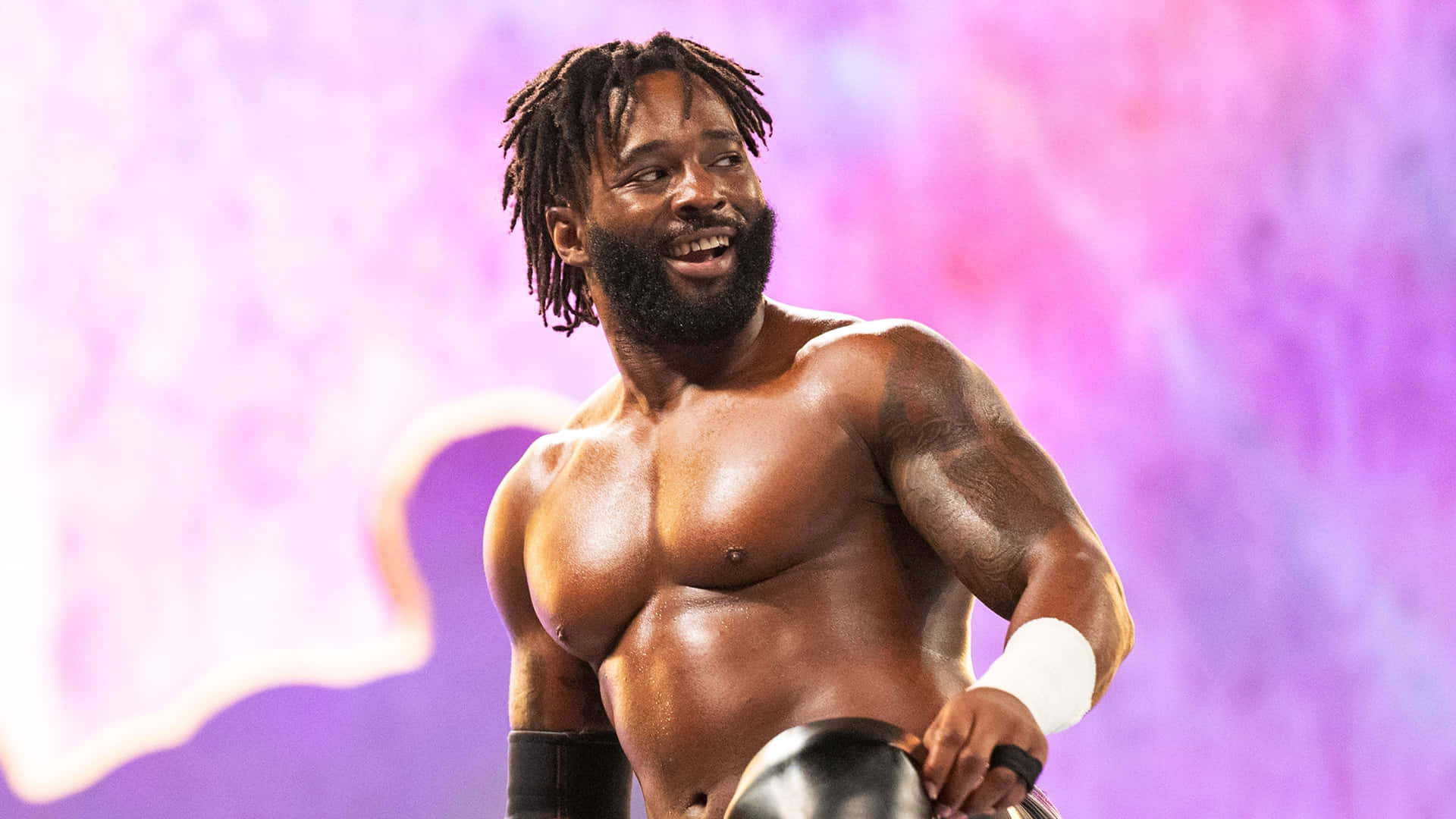 Cedric Alexander In Wwe Main Event Season 11 Background