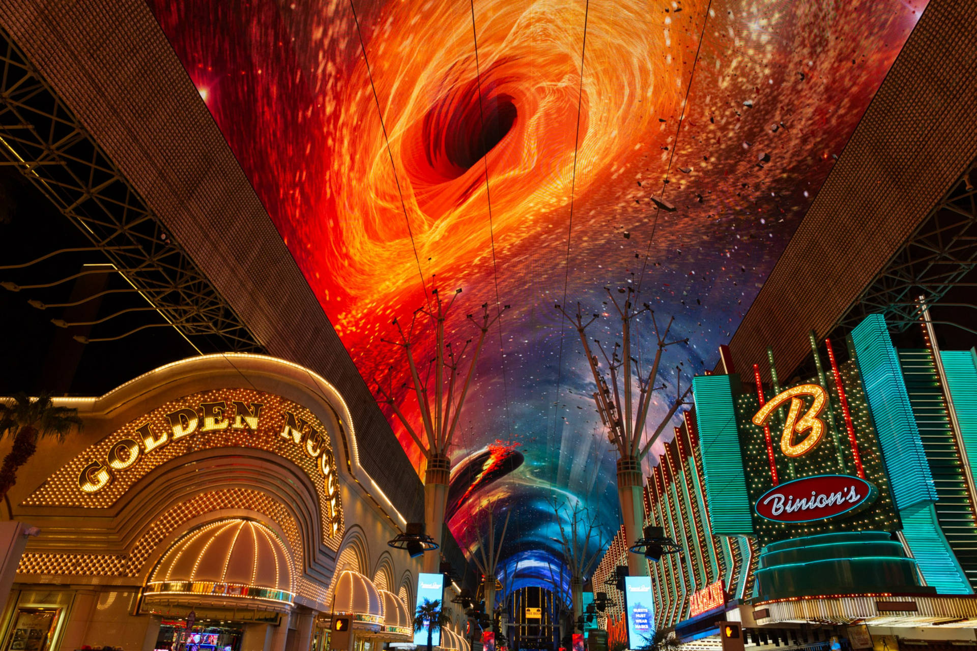 Ceiling Light Show Fremont Street