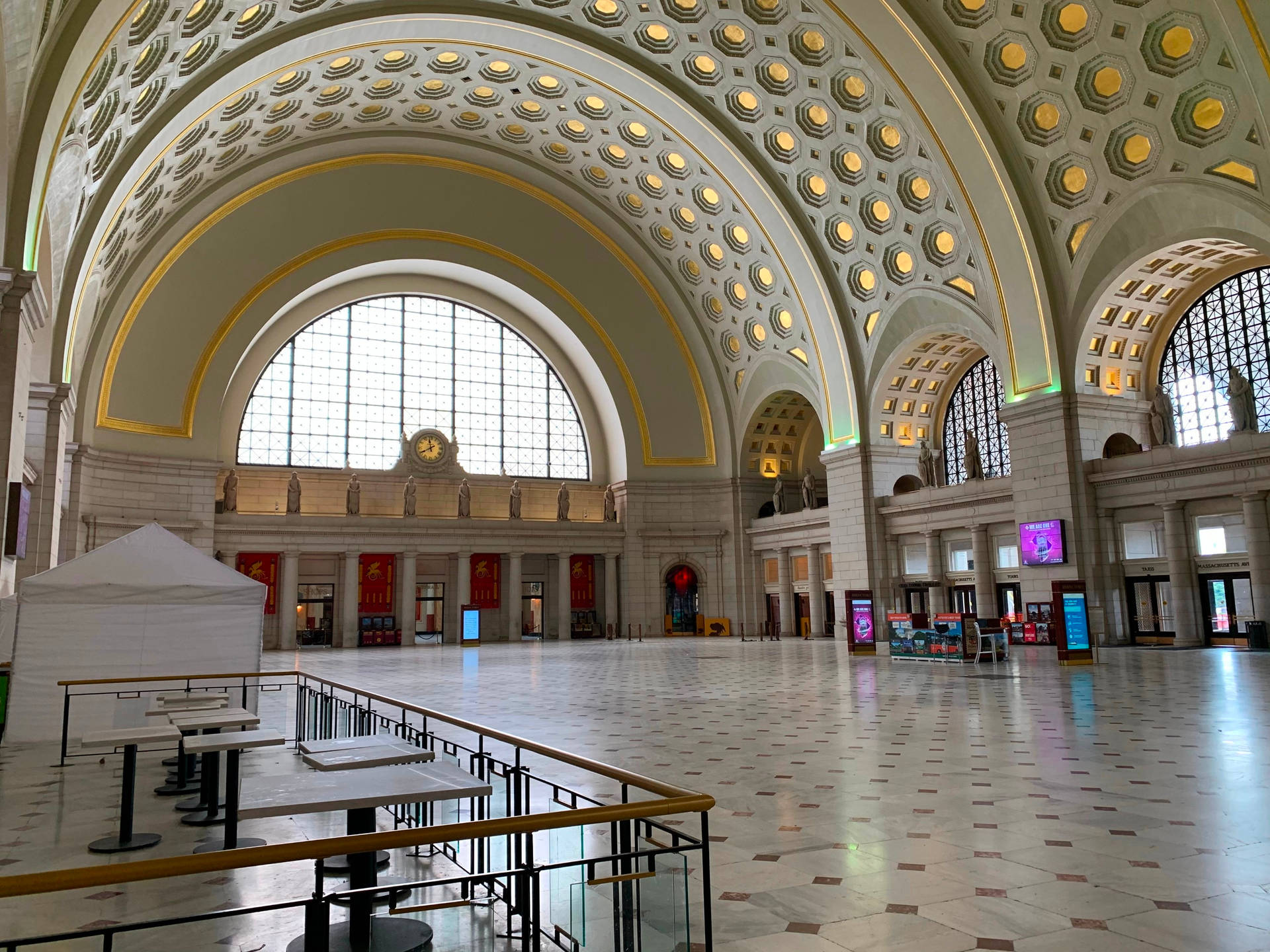 Ceilings And Tiles Union Station Background