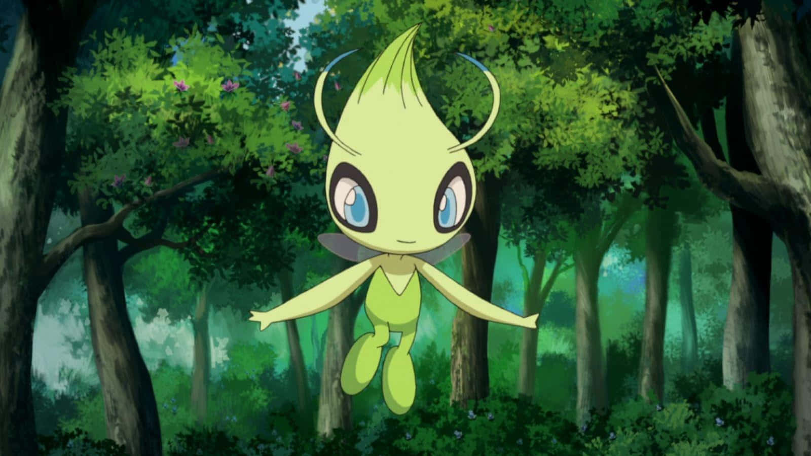 Celebi Forest Guardian Background